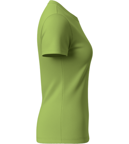 Basic women's t-shirt_GREEN APPLE_right