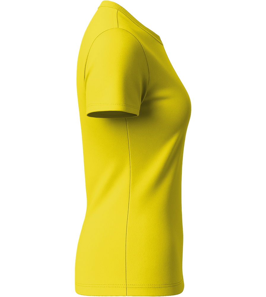 Basic women's t-shirt_LEMON_right
