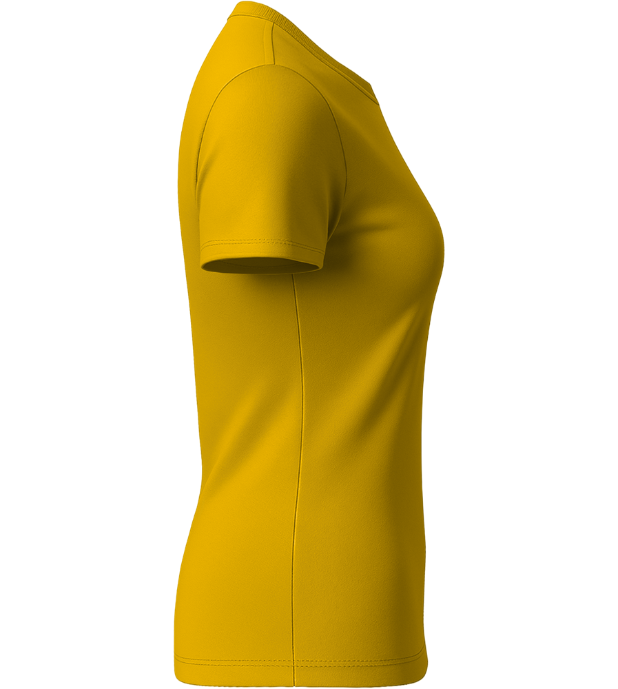 Basic women's t-shirt_YELLOW_right