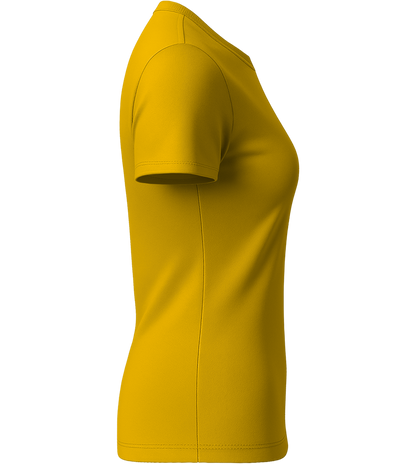 Basic women's t-shirt_YELLOW_right