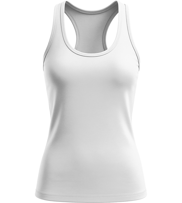 Basic women's tank top_WHITE_front