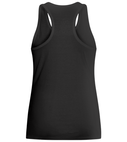 Basic women's tank top_DEEP BLACK_back