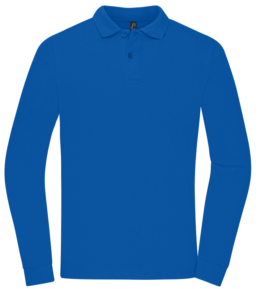 Premium men's long sleeve polo shirt printing | ShirtUp!