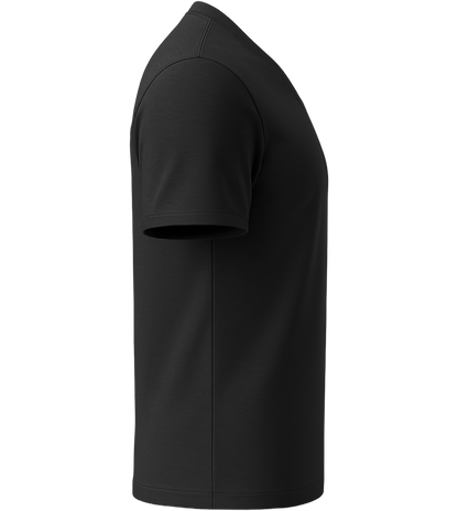 Premium men's v-neck t-shirt_DEEP BLACK_right
