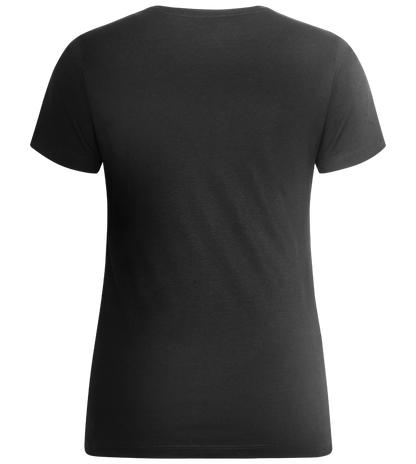 Premium women's v-neck t-shirt_DEEP BLACK_back