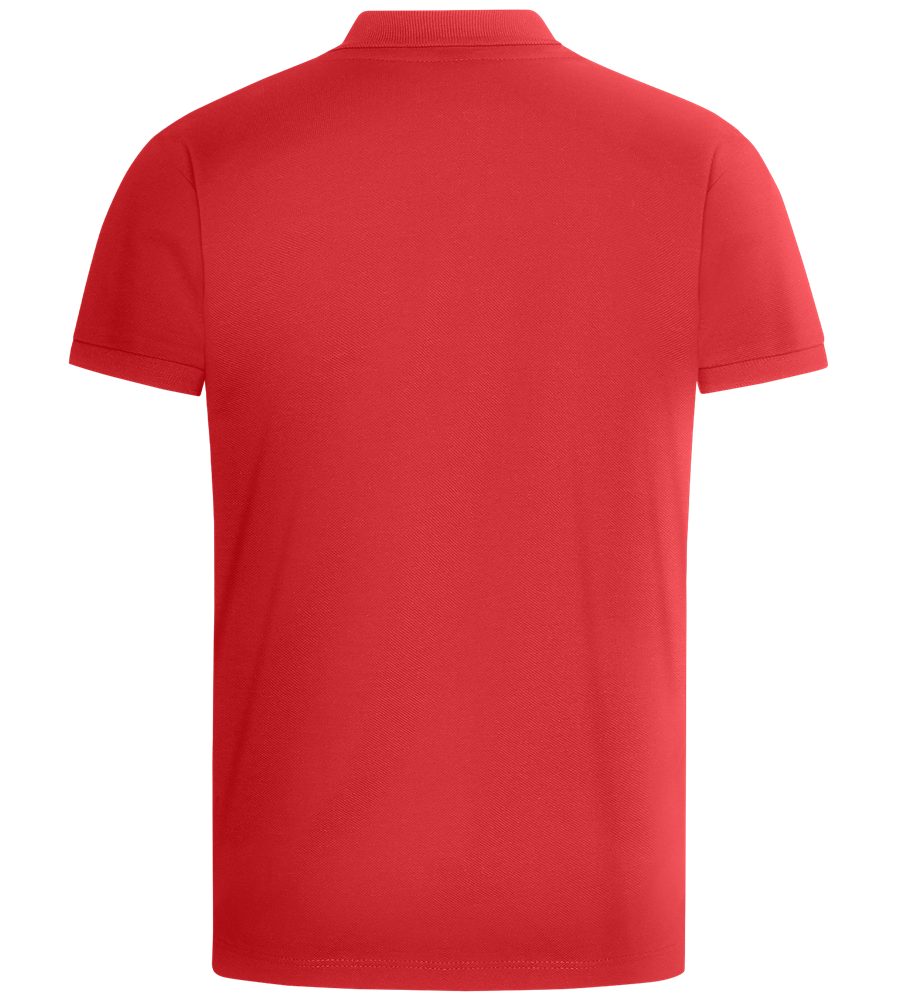 Premium kids polo shirt_RED_back