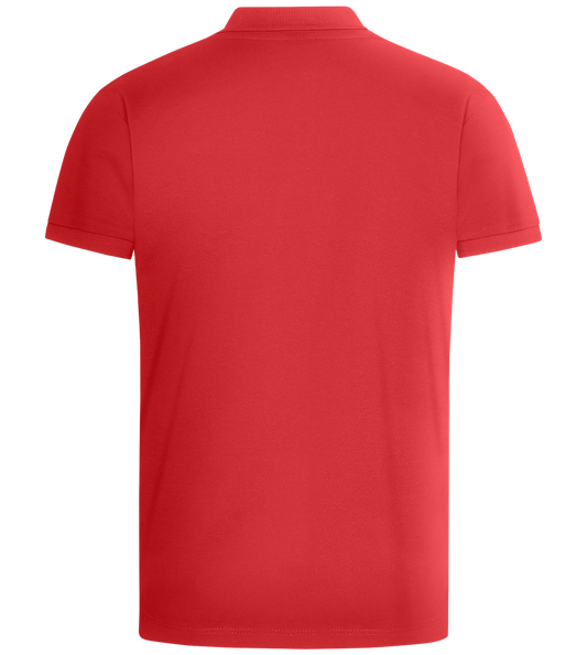 Premium kids polo shirt_RED_back