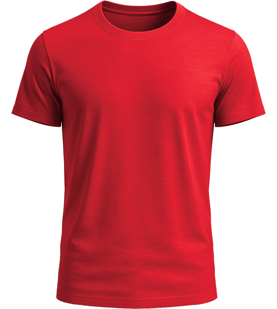 Comfort men's fitted t-shirt_BRIGHT RED_front