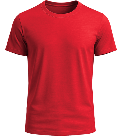 Comfort men's fitted t-shirt_BRIGHT RED_front