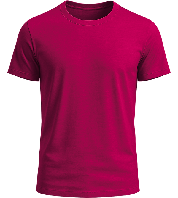 Comfort men's fitted t-shirt_FUCHSIA_front