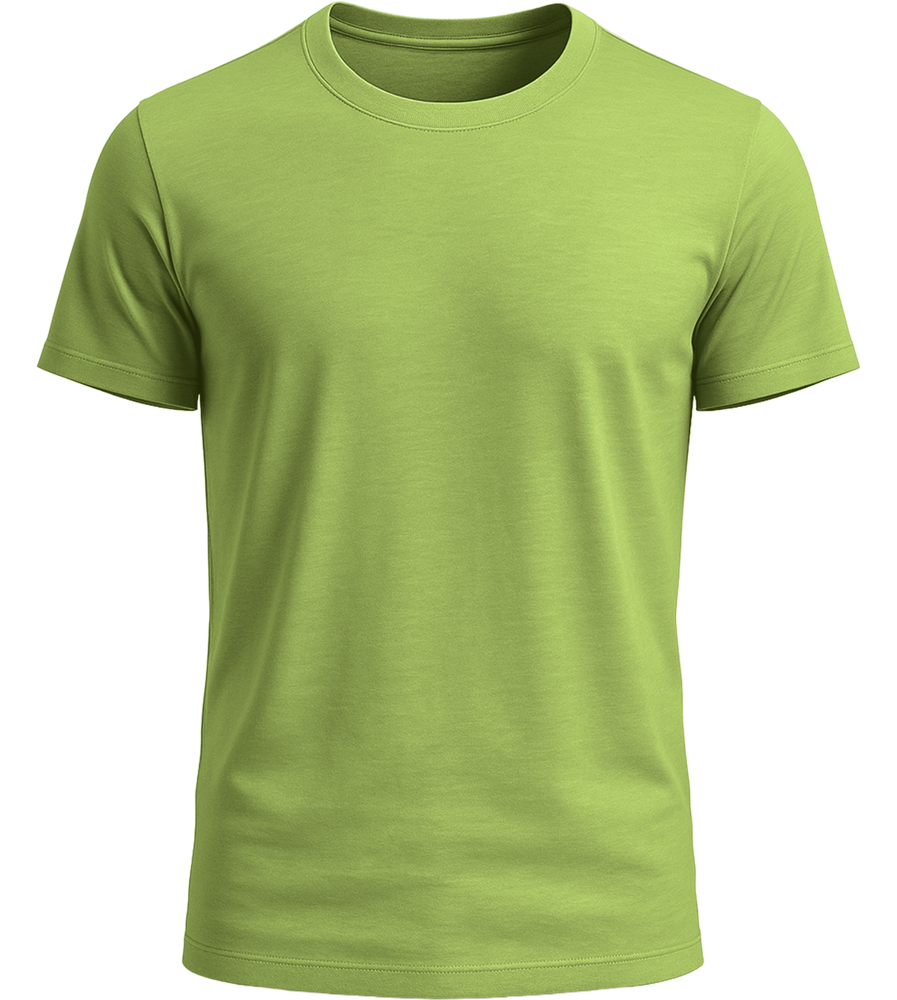 Comfort men's fitted t-shirt_GREEN APPLE_front
