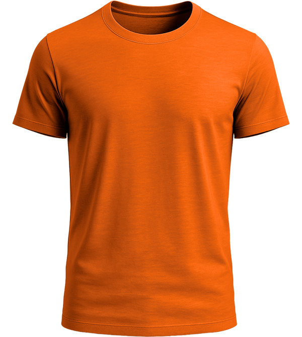 Comfort men's fitted t-shirt_ORANGE_front