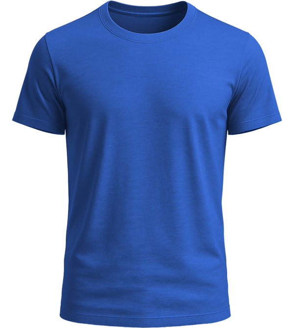 Comfort men's fitted t-shirt_ROYAL_front