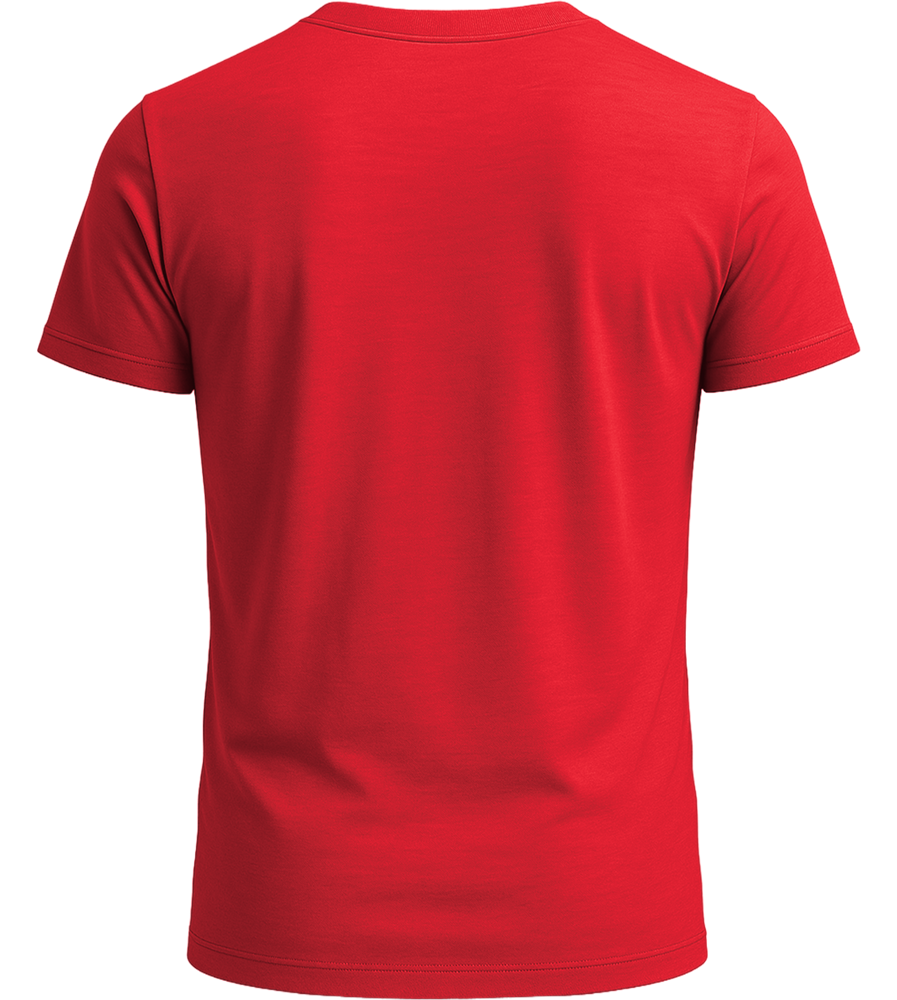 Comfort men's fitted t-shirt_BRIGHT RED_back