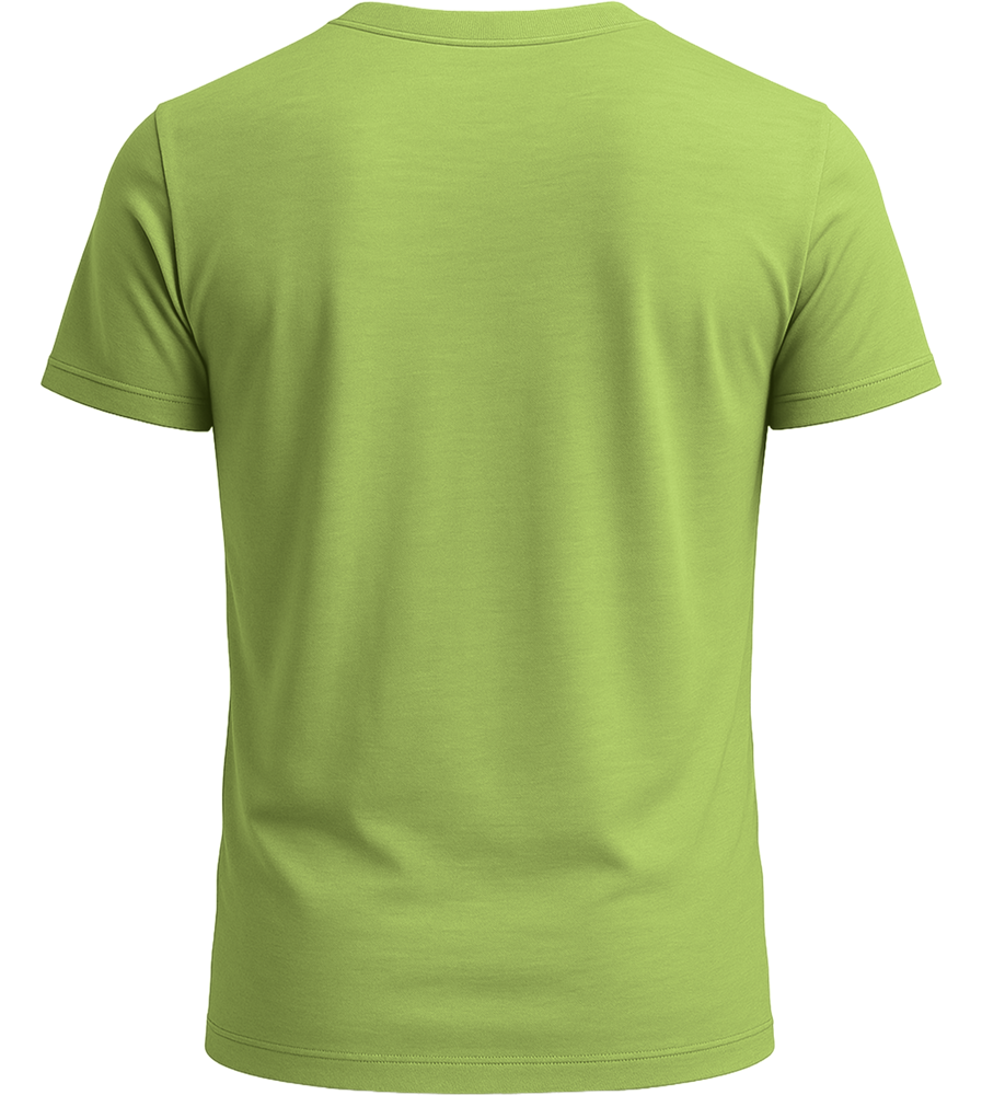Comfort men's fitted t-shirt_GREEN APPLE_back