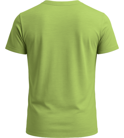 Comfort men's fitted t-shirt_GREEN APPLE_back