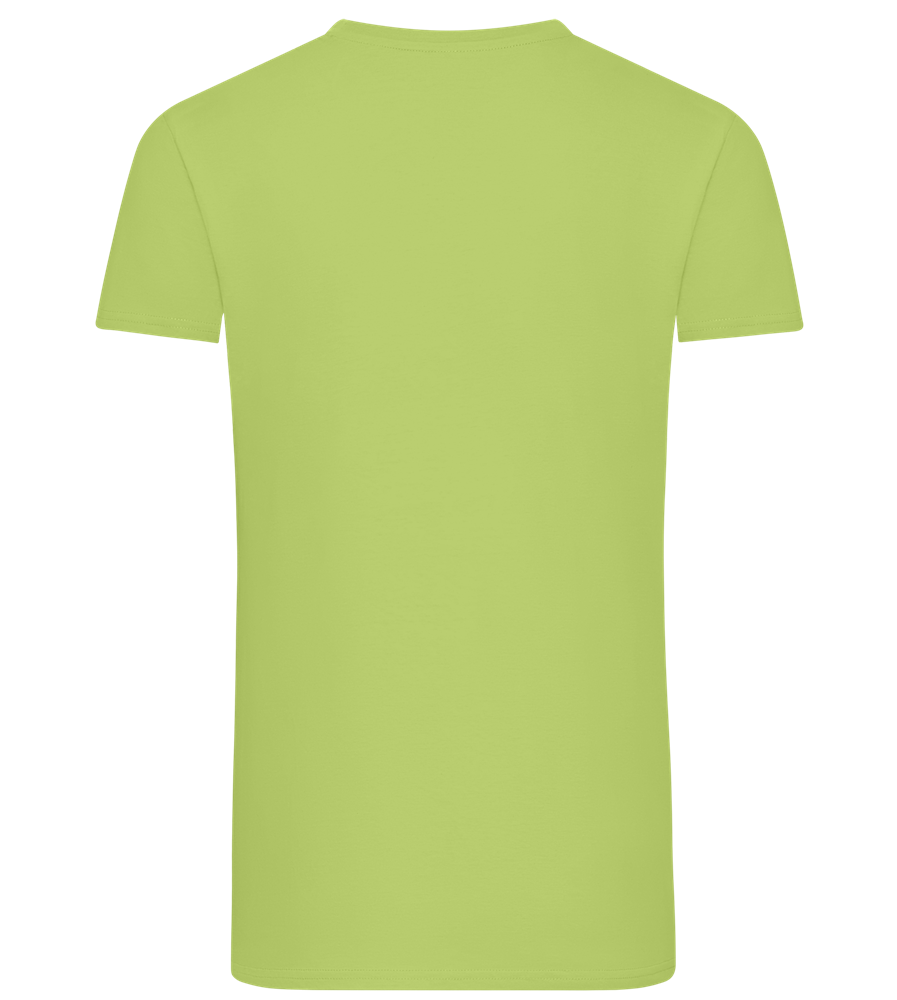 Comfort men's fitted t-shirt_GREEN APPLE_back