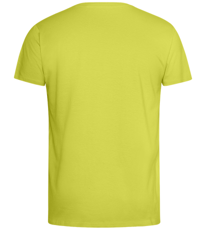 Comfort men's fitted t-shirt_GREEN APPLE_back