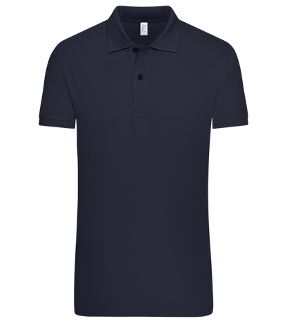 Premium men's polo shirt FRENCH NAVY front