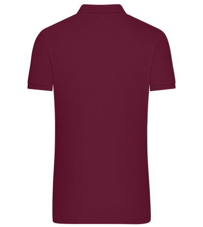 Premium men's polo shirt_BORDEAUX_back