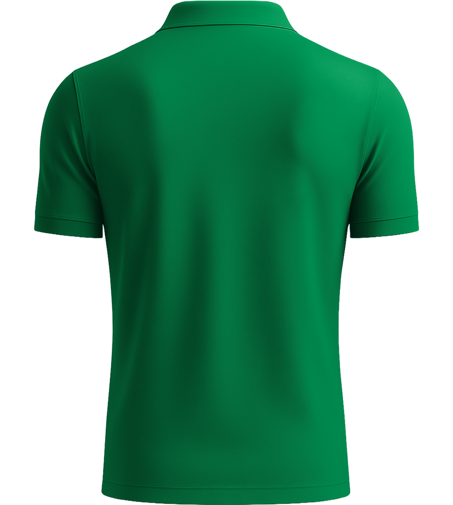 Premium men's polo shirt_MEADOW GREEN_back
