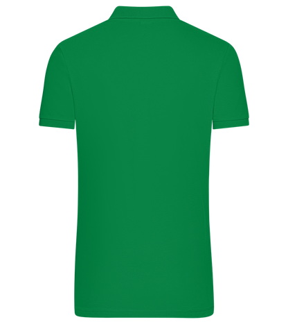 Premium men's polo shirt_MEADOW GREEN_back