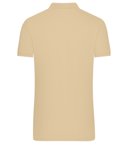 Premium men's polo shirt_SAND_back