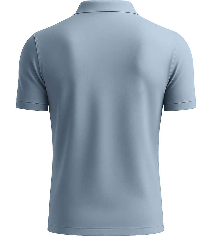 Premium men's polo shirt_STONE SKY_back