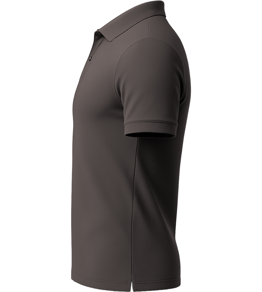 Premium men's polo shirt_DARK GRAY_left