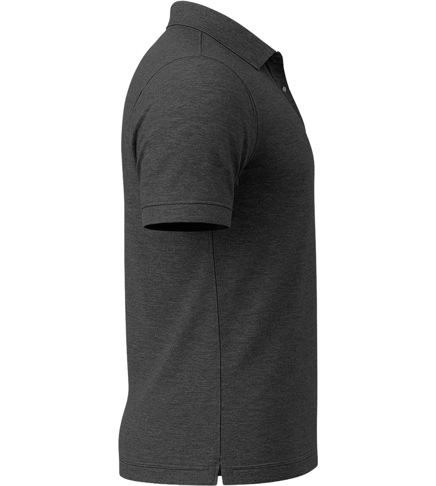 Premium men's polo shirt_CHARCOAL CHIN_right