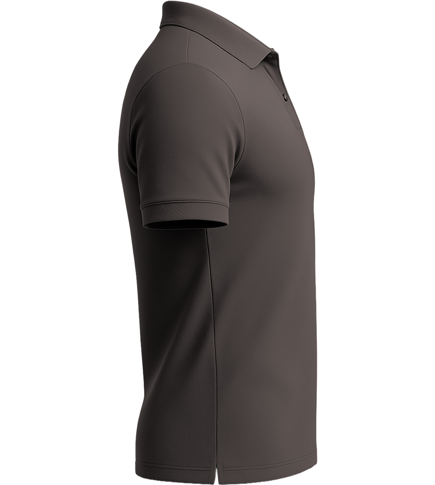 Premium men's polo shirt_DARK GRAY_right