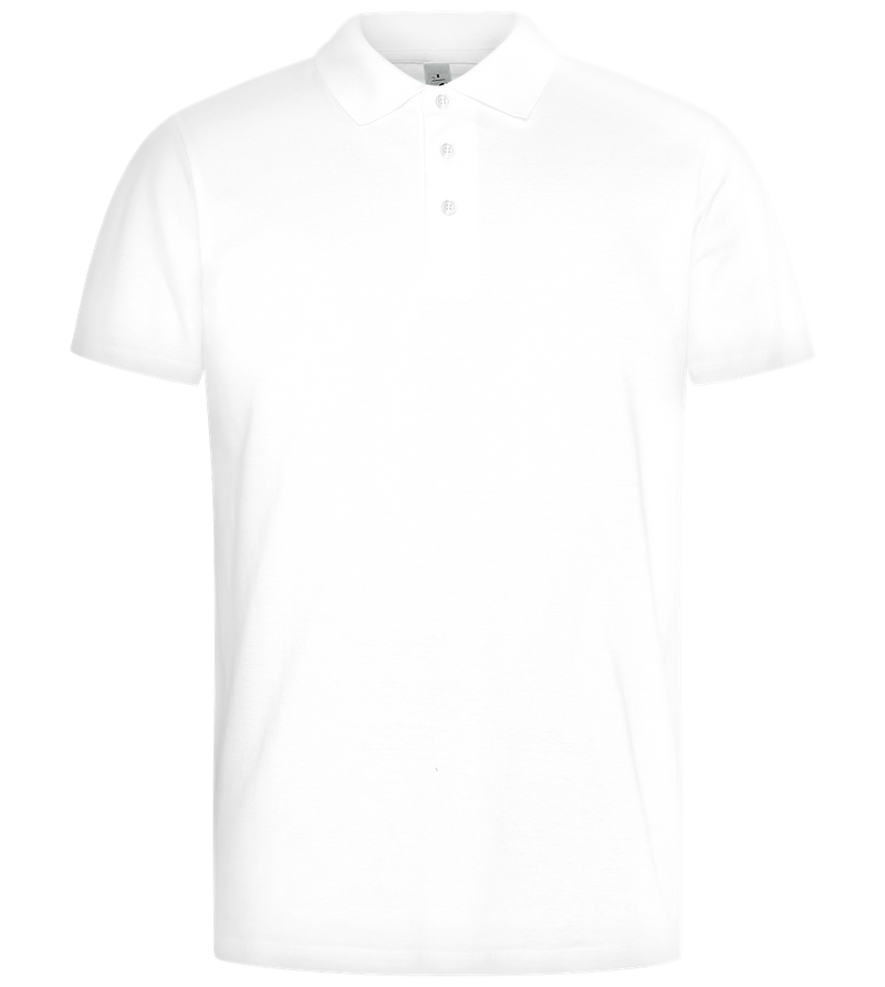 Basic men's polo shirt_WHITE_front