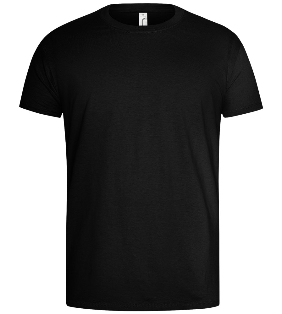 Basic men's t-shirt_DEEP BLACK_front