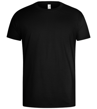 Basic men's t-shirt_DEEP BLACK_front