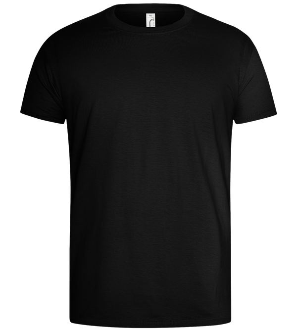 Basic men's t-shirt_DEEP BLACK_front