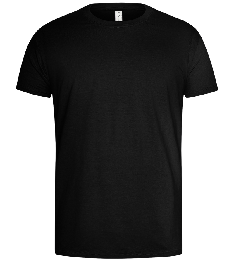 Basic men's t-shirt_DEEP BLACK_front