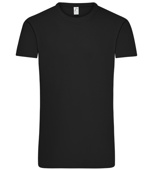 Basic men's t-shirt_DEEP BLACK_front