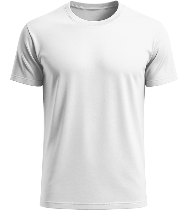 Basic men's t-shirt_WHITE_front