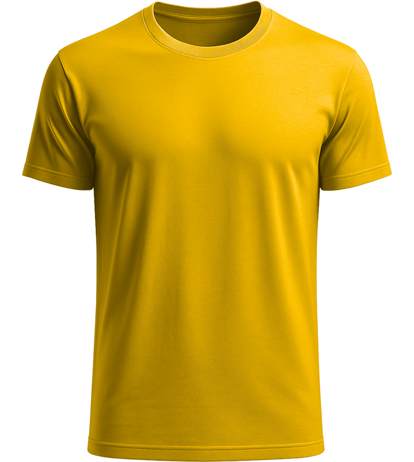 Basic men's t-shirt_YELLOW_front