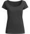 Premium long t-shirt_DEEP BLACK_front