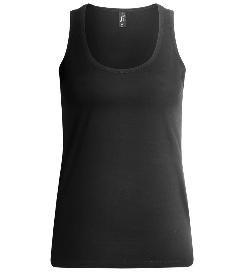 Comfort women's tank top_DEEP BLACK_front