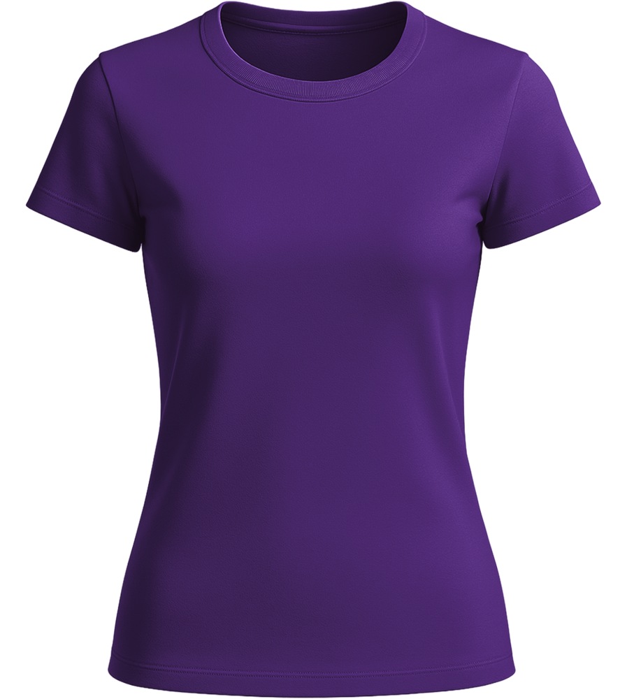 Premium women's t-shirt_DARK PURPLE_front