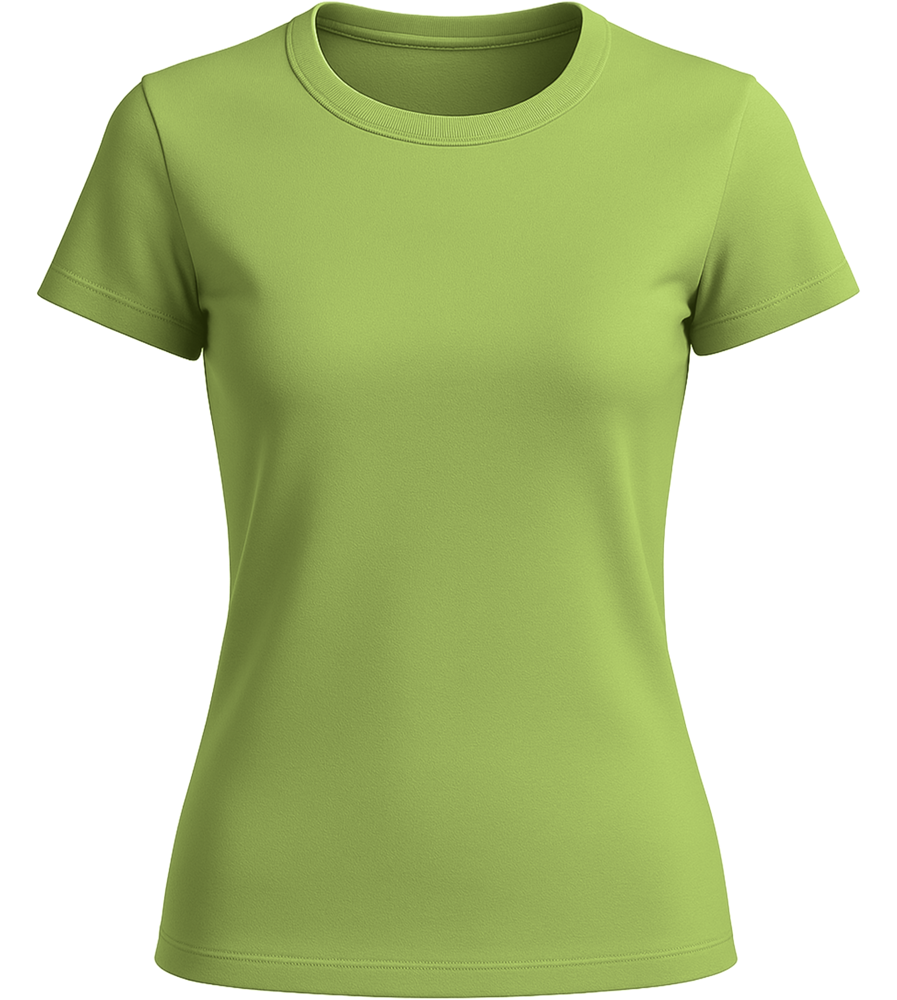 Premium women's t-shirt_GREEN APPLE_front