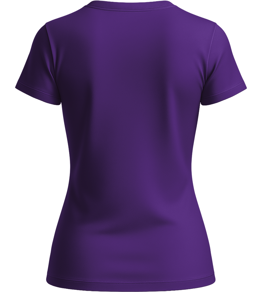 Premium women's t-shirt_DARK PURPLE_back