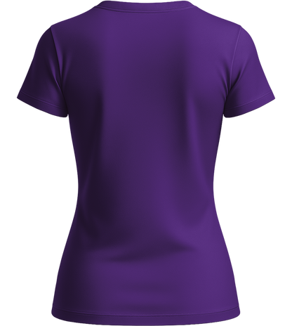 Premium women's t-shirt_DARK PURPLE_back