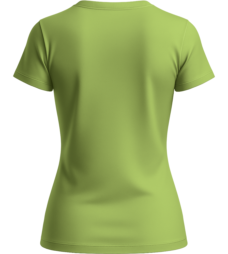 Premium women's t-shirt_GREEN APPLE_back