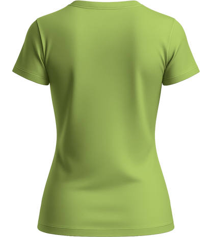 Premium women's t-shirt_GREEN APPLE_back