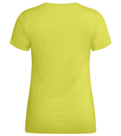 Premium women's t-shirt_GREEN APPLE_back