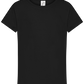 Comfort girls' t-shirt DEEP BLACK front