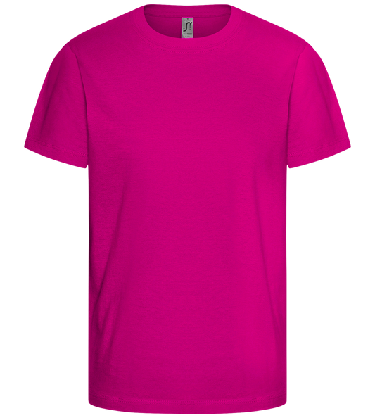 Comfort girls' t-shirt_FUCHSIA_front